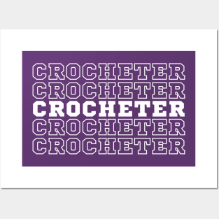 Crocheter. Posters and Art